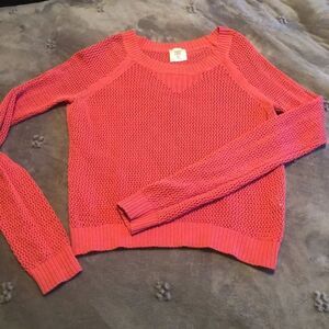 Mac + Jac Women's Sweater size M, Coral KS